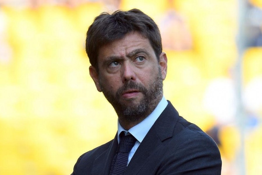 Andrea Agnelli, ex presidente della Juventus, durante una partita