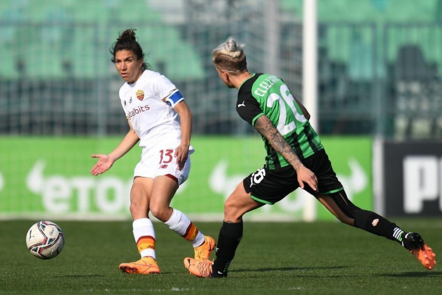 Elisa Bartoli contro il Sassuolo (As Roma via Getty Images)