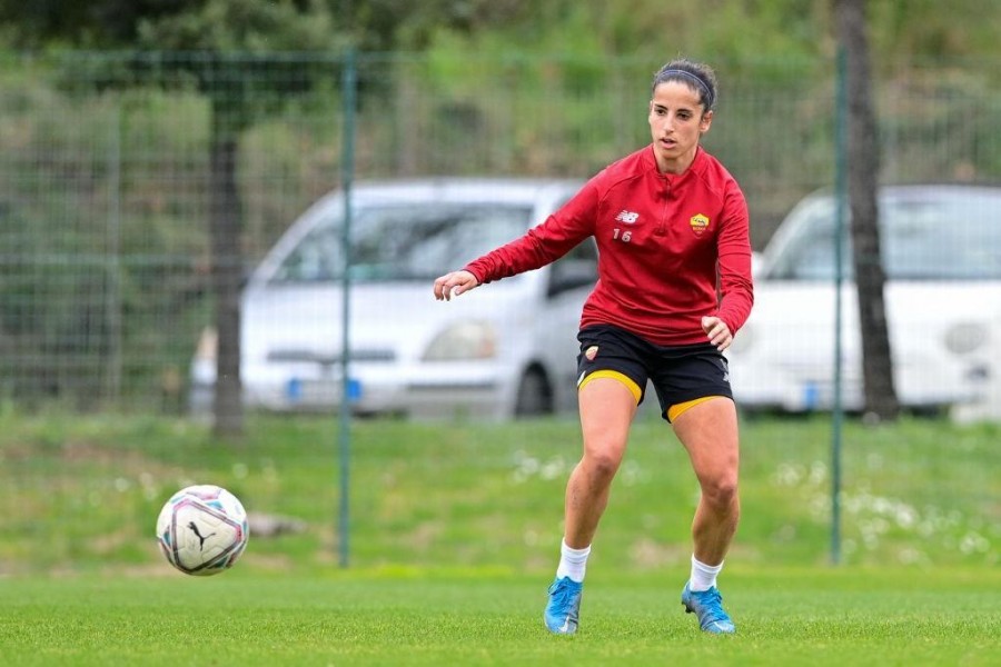 Claudia Ciccotti, calciatrice della Roma Femminile (Getty Images)