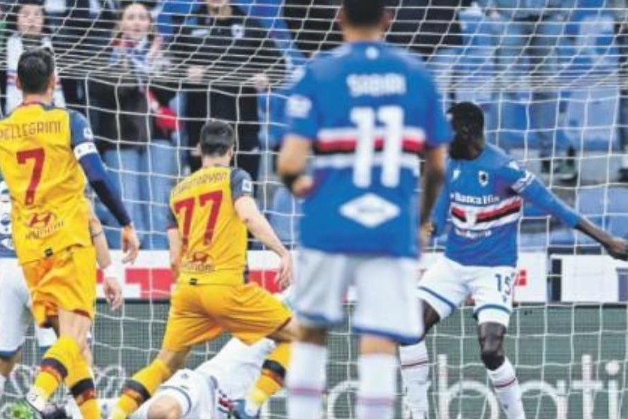 Il goal decisivo di Mkhitaryan (AS Roma via Getty Images)