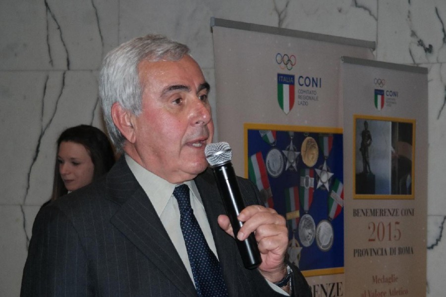 Il presidente del Coni Riccardo Viola