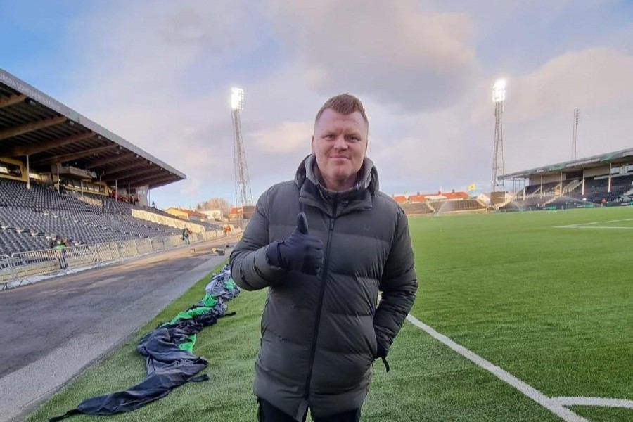 John Arne Riise all'Aspmyra Stadion in occasione di Bodø/Glimt-Roma (MANCINI)