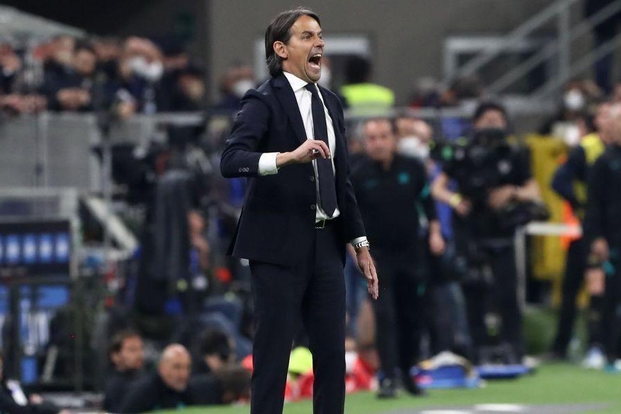 Simone Inzaghi durante Inter-Roma (Getty Images)