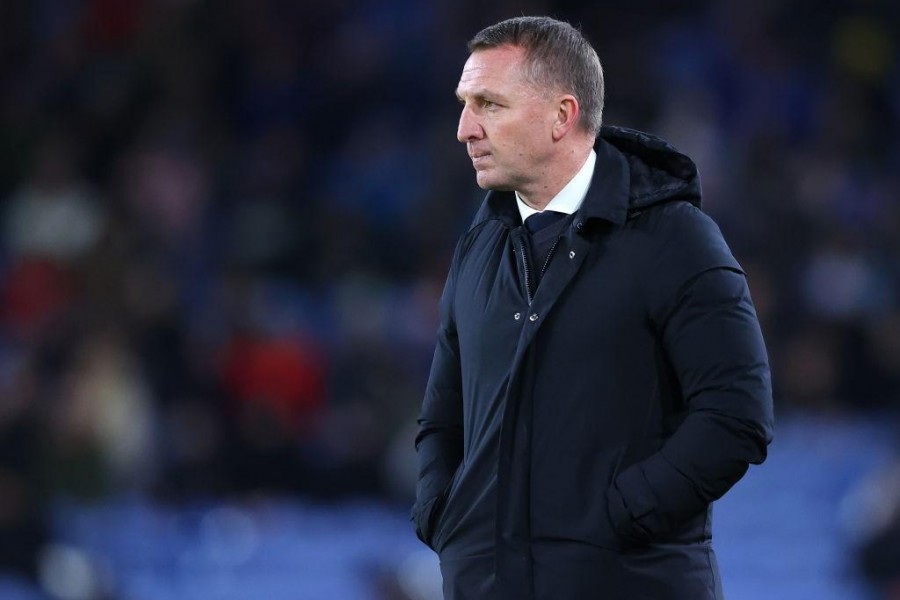 Brendan Rodgers, allenatore del Leicester (Getty Images)