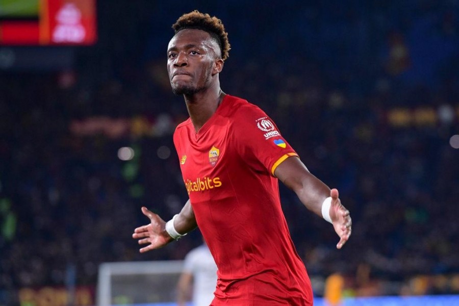 L'attaccante inglese Tammy Abraham (AS Roma via Getty Images)