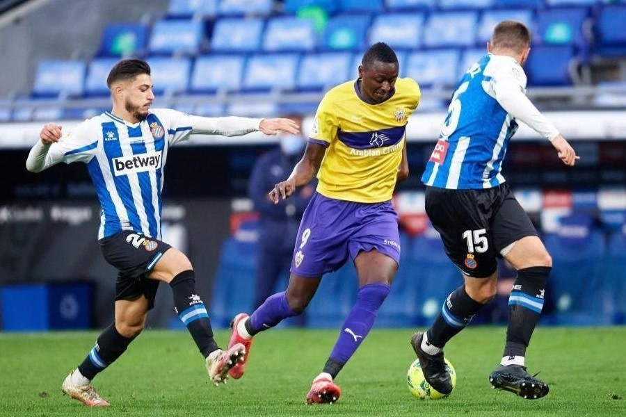 Umar Sadiq, attaccante dell'Almeria (Getty Images)