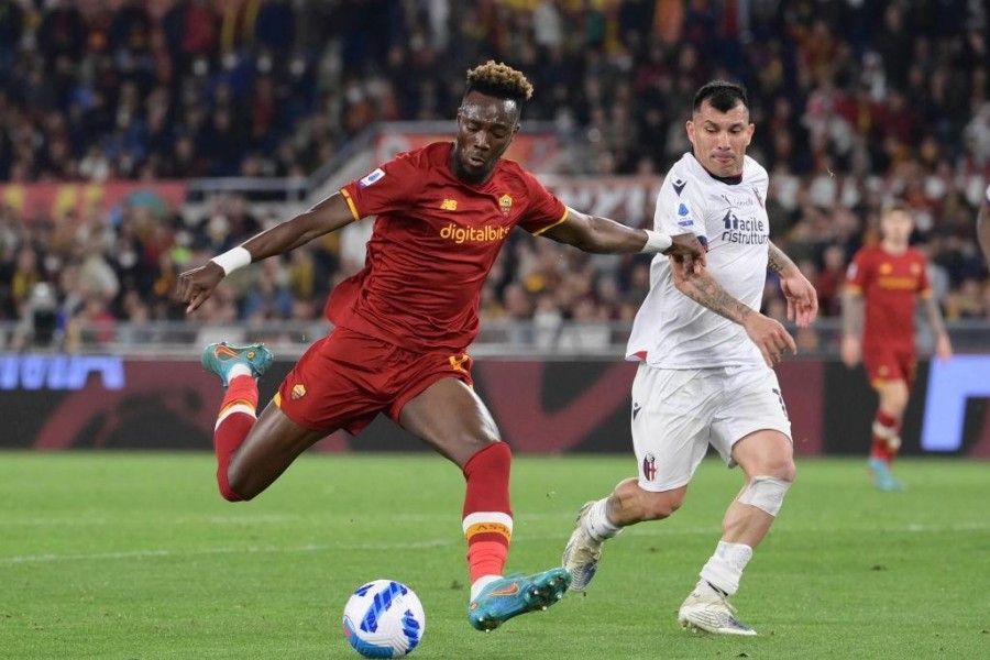 Tammy Abraham durante Roma-Bologna (Getty Images)