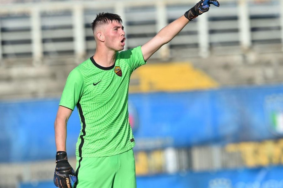 Gabriele Baldi con la maglia della Roma