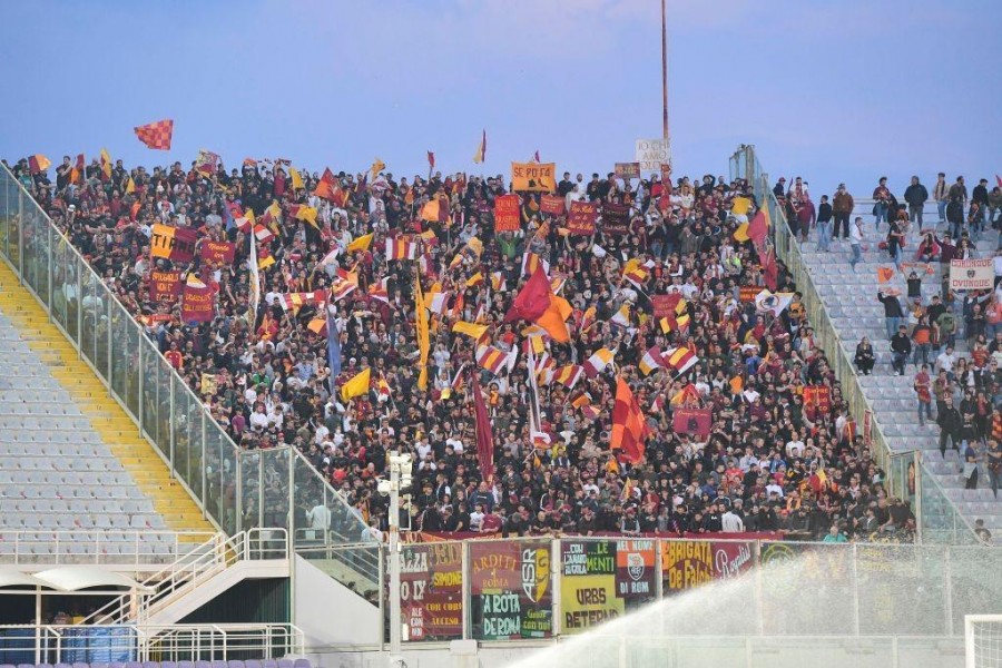 I tifosi della Roma a Firenze (Getty Images)