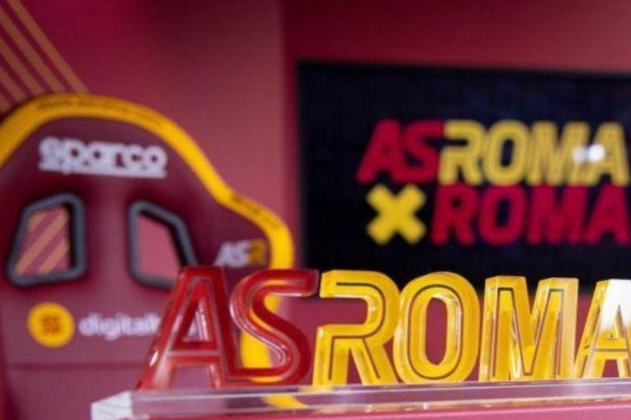 La sala stampa di Trigoria (As Roma via Getty Images)