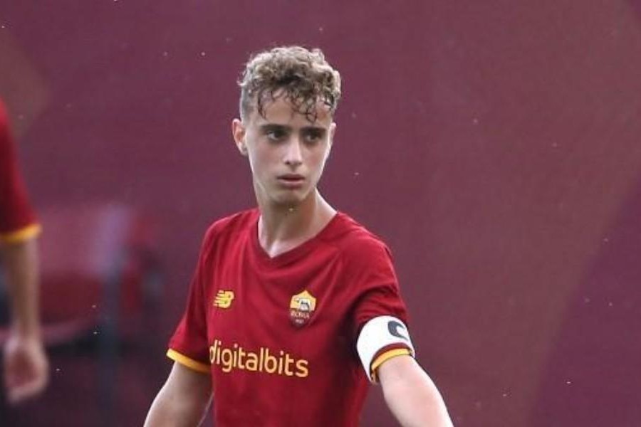 Alessandro Di Nunzio, regista e capitano della Roma Under 15, di Mancini