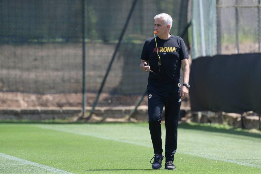 Mourinho, sfiderà per la prima volta la sua ex squadra il 30 luglio ad Haifa (AS Roma via Getty Images)