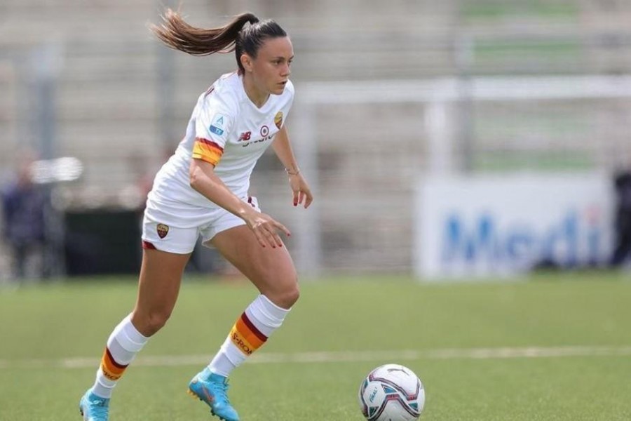 Annamaria Serturini, in azione contro la Fiorentina (As Roma via Getty Images)