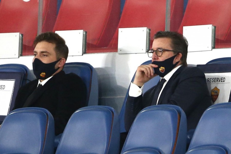 Dan e Ryan Friedkin allo stadio Olimpico, di Mancini