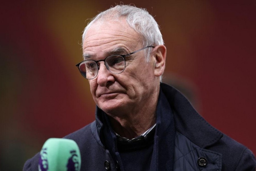 L'ex allenatore della Roma Claudio Ranieri