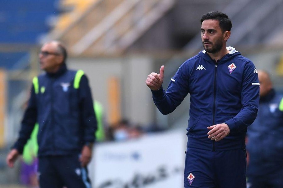 Alberto Aquilani sulla panchina della Fiorentina Primavera (Getty Images)