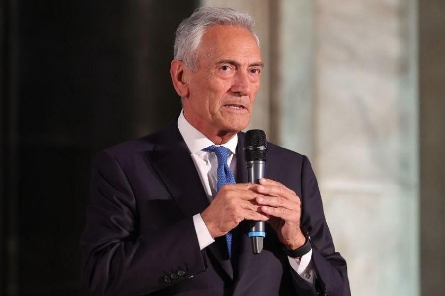 Gabriele Gravina, attuale presidente della FIGC. (Getty Images)