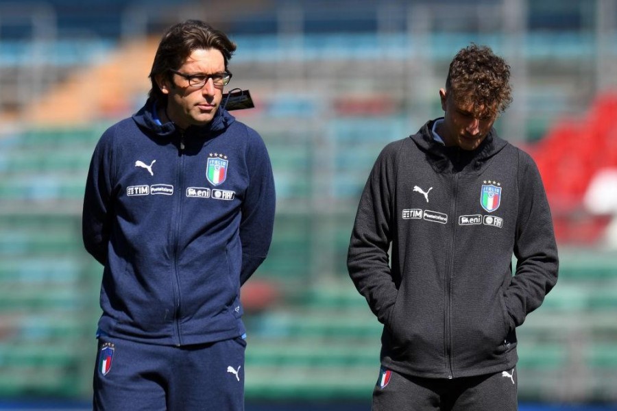 Mister Guidi durante la sua esperienza con l'Under 19 azzurra (Getty Images)