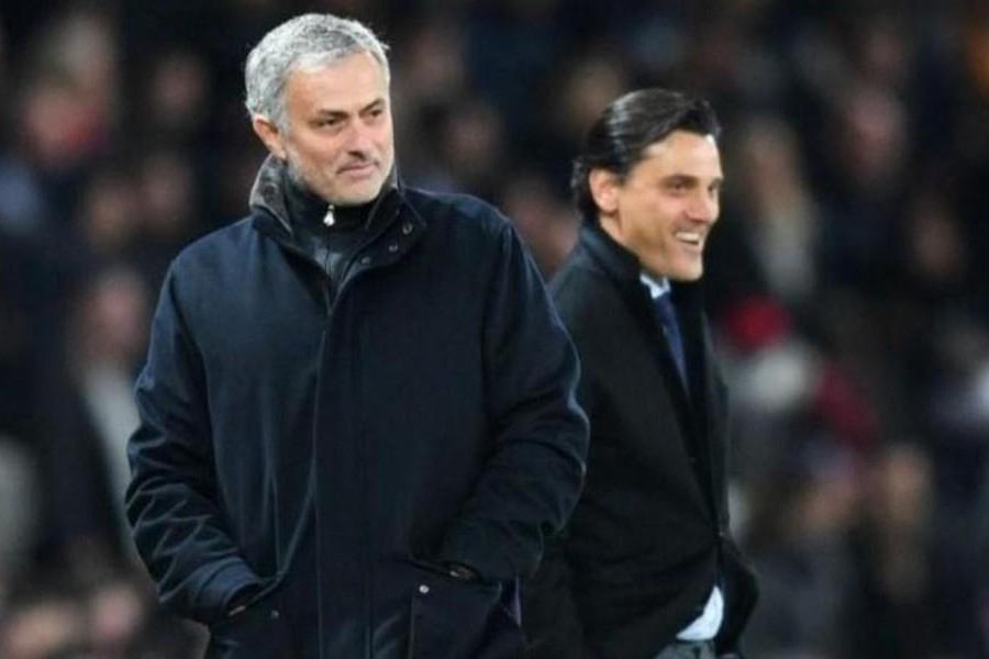 Mourinho e Montella (Getty Images)