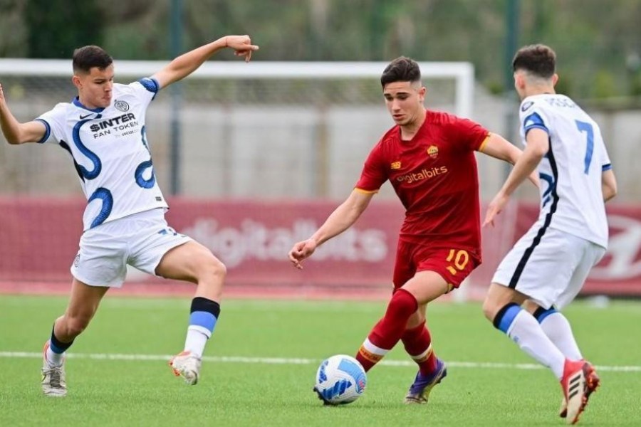 Cristian Volpato, trequartista della Roma Primavera (As Roma via Getty Images)