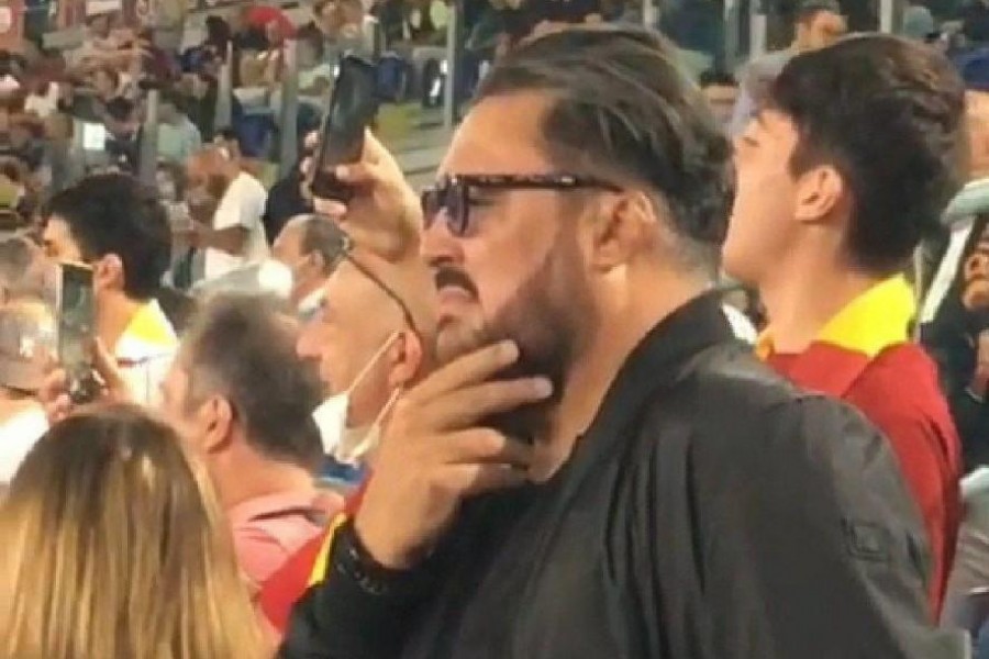 Marco Conidi allo stadio Olimpico 