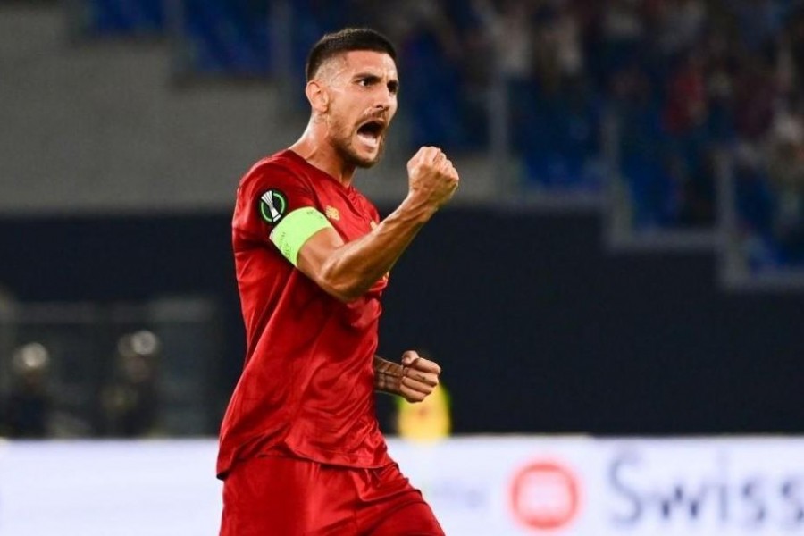 Lorenzo Pellegrini esulta per il gol al CSKA Sofia (Getty Images)