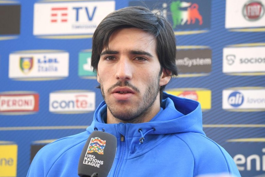 Tonali durante un'intervista (GETTY IMAGES)