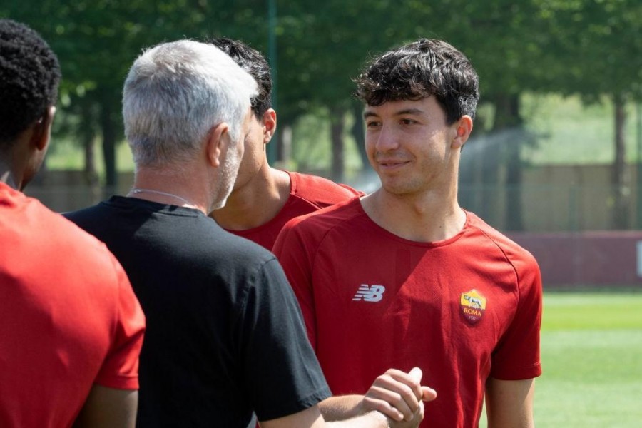 Missori e Mourinho (As Roma via Getty Images)