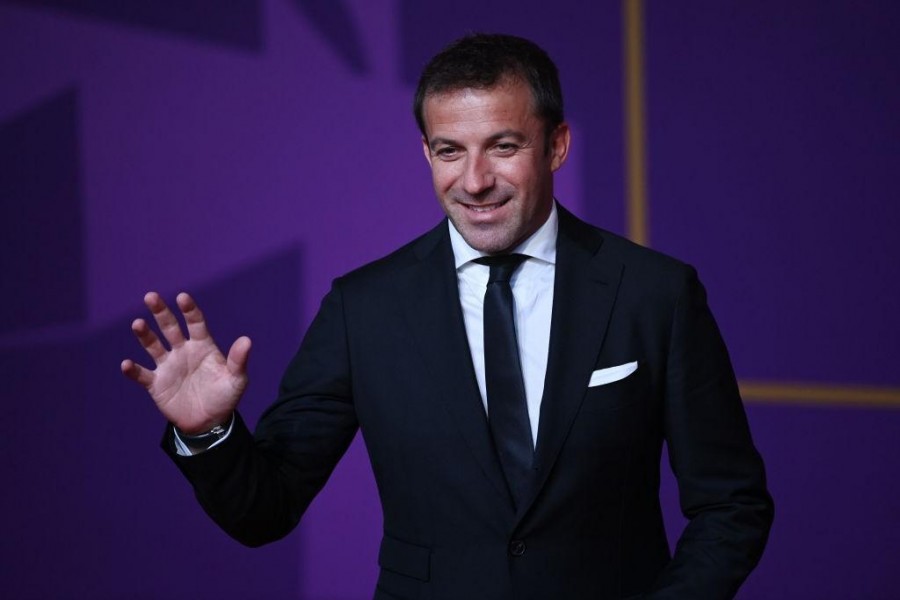 Alessandro Del Piero ai sorteggi dei Mondiali in Qatar (Getty Images)