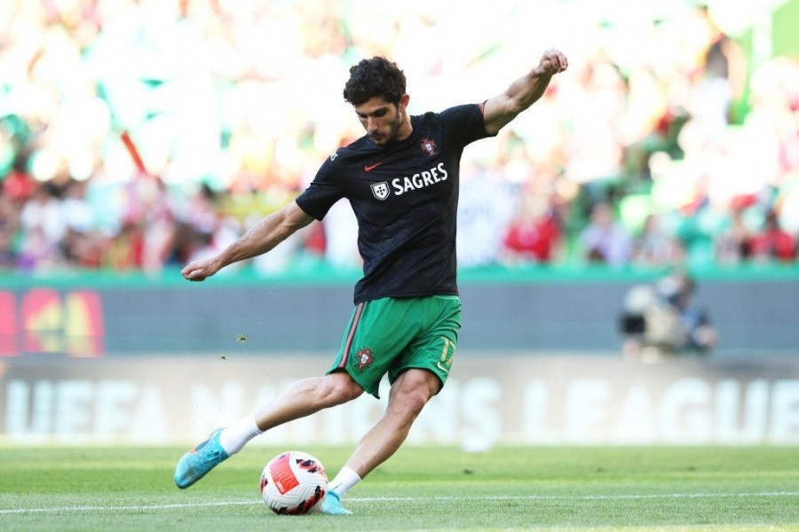 Guedes con la maglia del Portogallo (Getty Images)