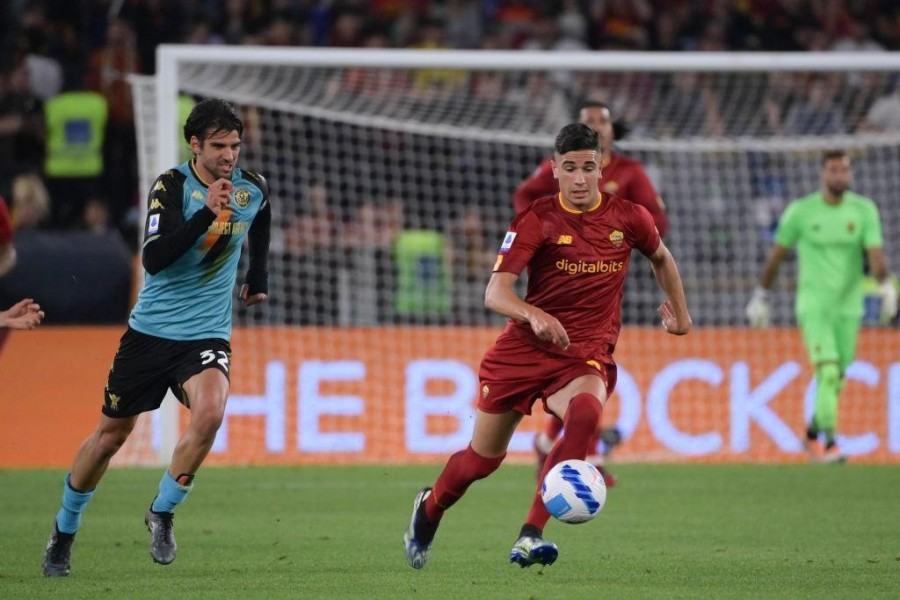 Volpato contro il Venezia all'ultima di campionato (As Roma via Getty Images)