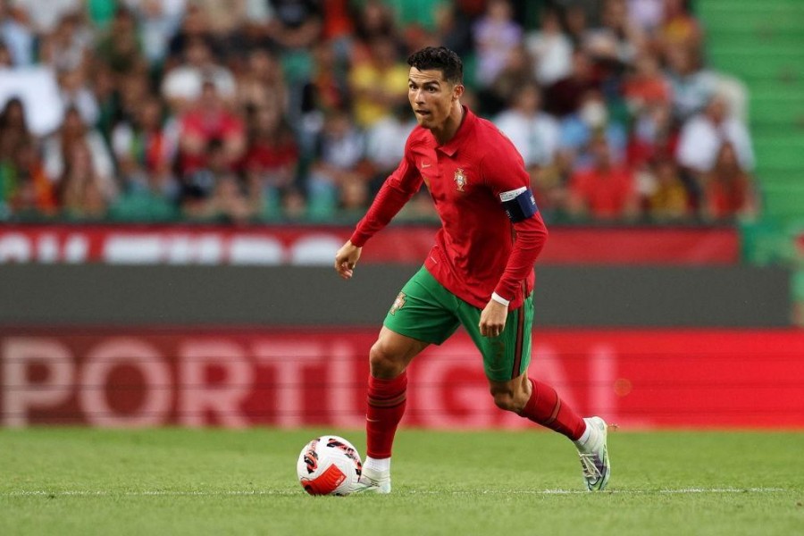 Cristiano Ronaldo con la maglia del Portogallo (Getty Images)