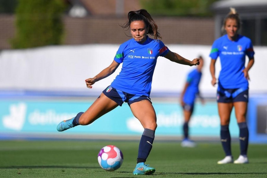 Annamaria Serturini in allenamento con la maglia Azzurra (Getty Images)