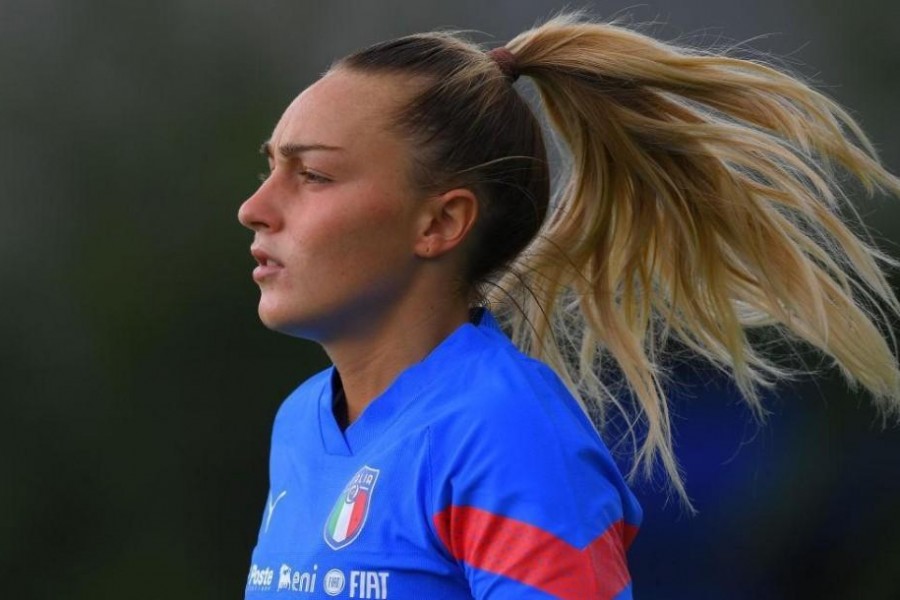 Giada Greggi, in allenamento con la Nazionale (Getty Images)