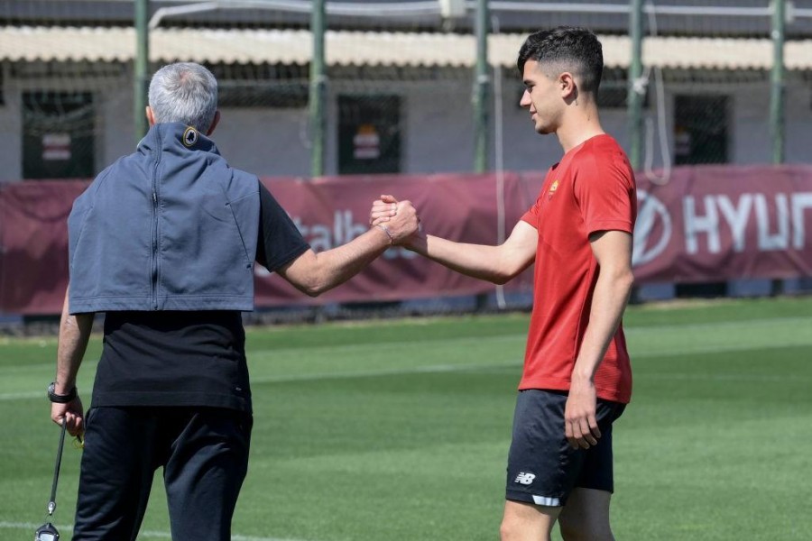 Volpato e Mourinho (As Roma via Getty Images)
