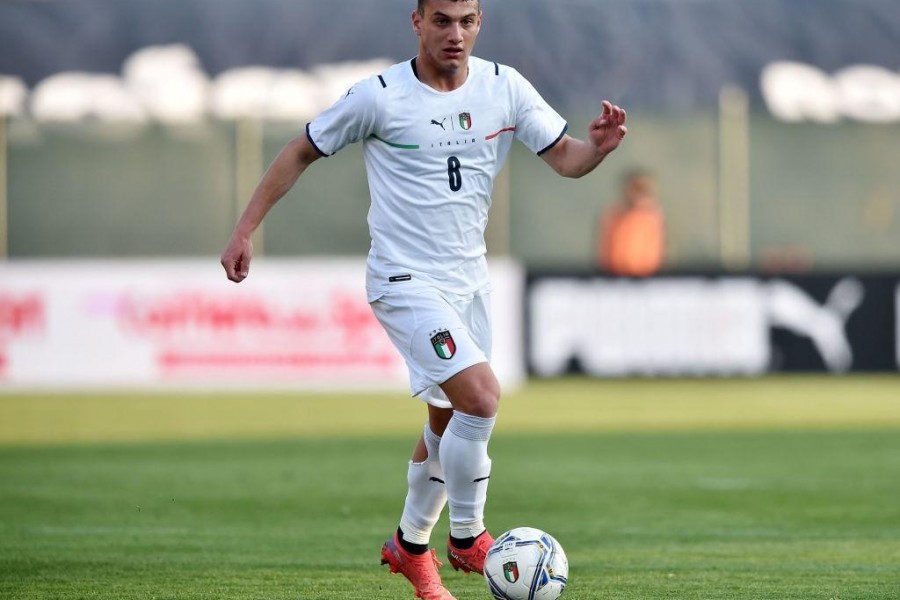 Tommaso Milanese con la maglia dell'Italia Under 20 (Getty Images)