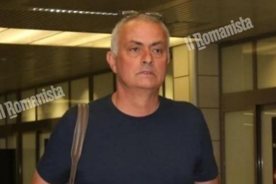 Josè Mourinho atterrato a Fiumicino, di Mancini