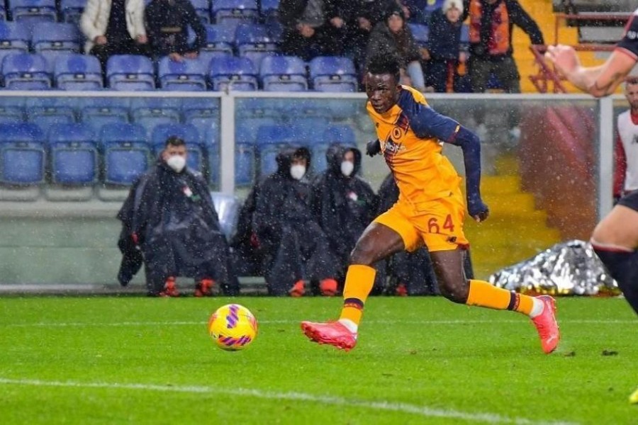 Felix segna il gol dello 0-1 a Marassi contro il Genoa (As Roma via Getty Images)