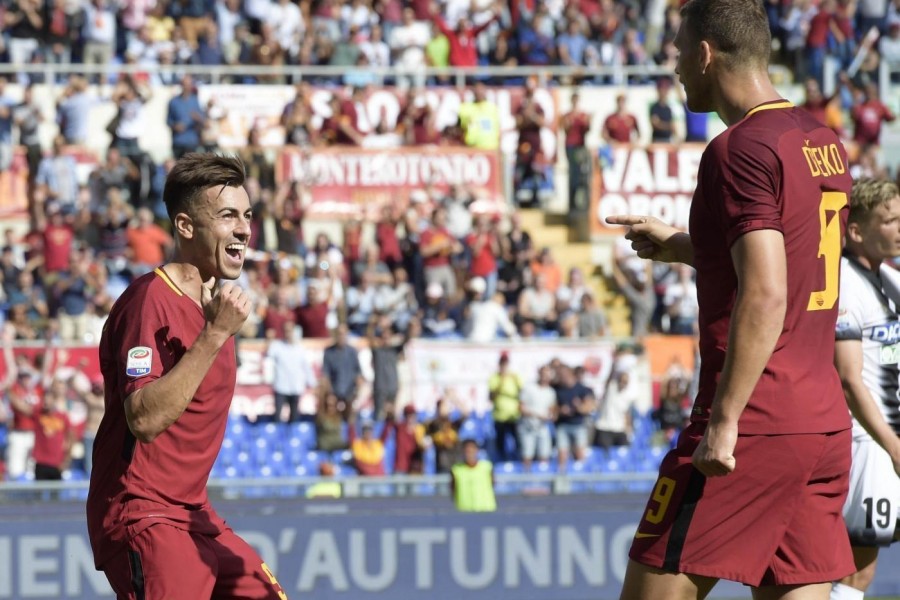 El Shaarawy e Dzeko, di LaPresse