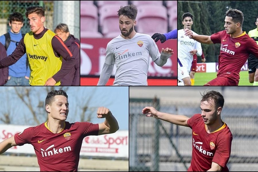 In senso orario: Cargnelutti, Pezzella, Semeraro, Riccardi, Celar, di LaPresse