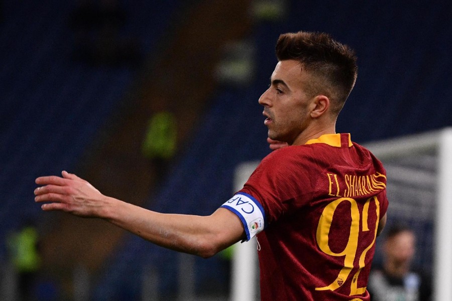 Stephan El Shaarawy con la fascia da capitano, di LaPresse