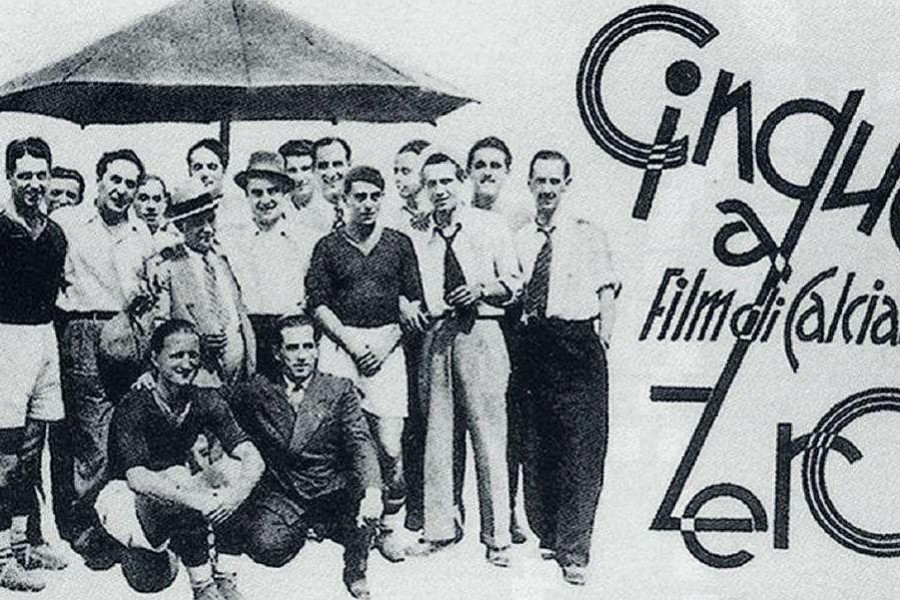 La locandina del film «Cinque a zero», ispirato a Roma-Juve del 15 marzo 1931