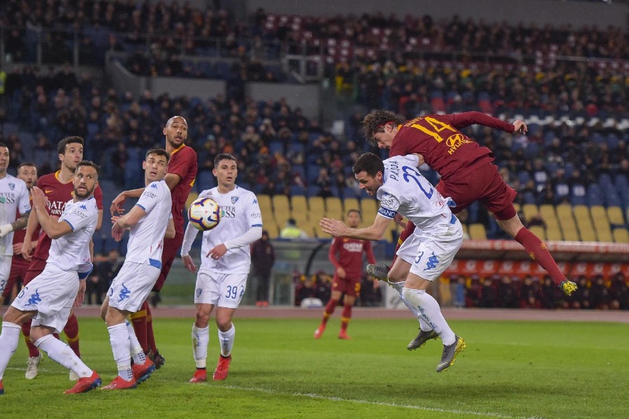 Schick realizza il gol vittoria contro l'Empoli, di LaPresse