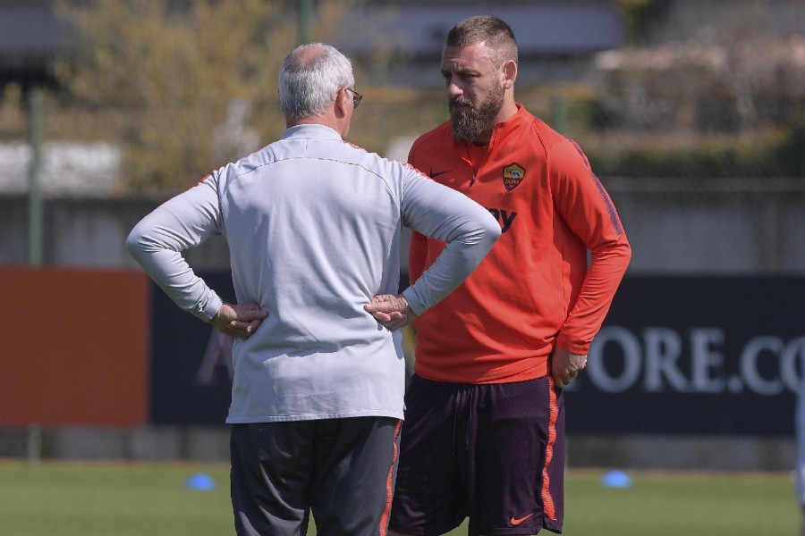 Claudio Ranieri e De Rossi a confronto, di LaPresse