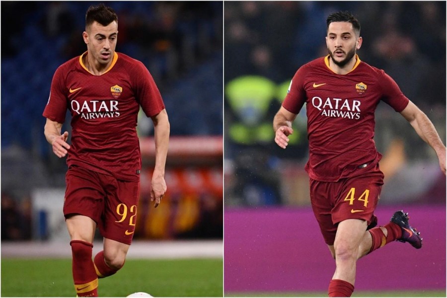 El Shaarawy e Manolas, di LaPresse