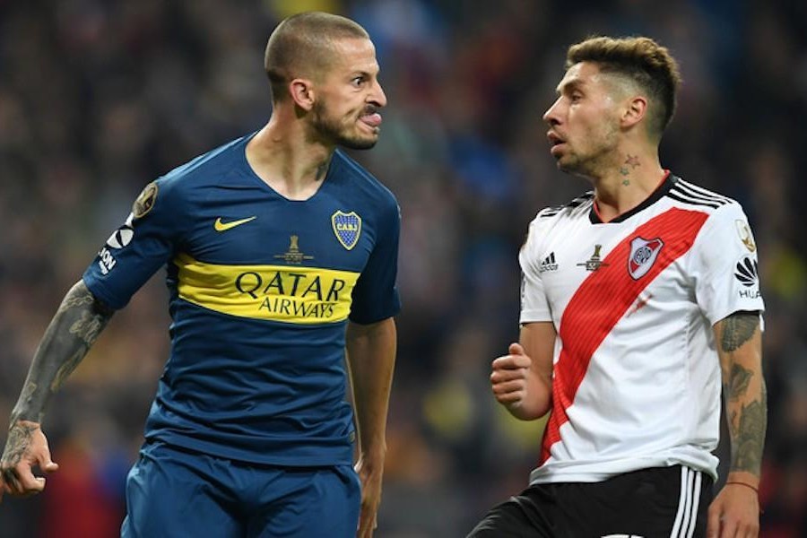 Dario Benedetto e l'esultanza polemica in finale di Libertadores