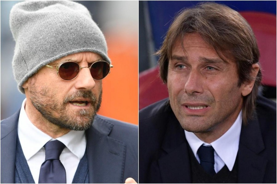 Gianluca Petrachi e Antonio Conte, di LaPresse