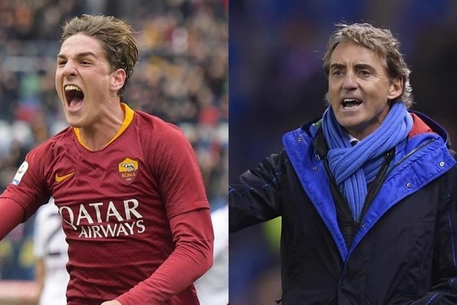 Mancini elogia Zaniolo, di LaPresse