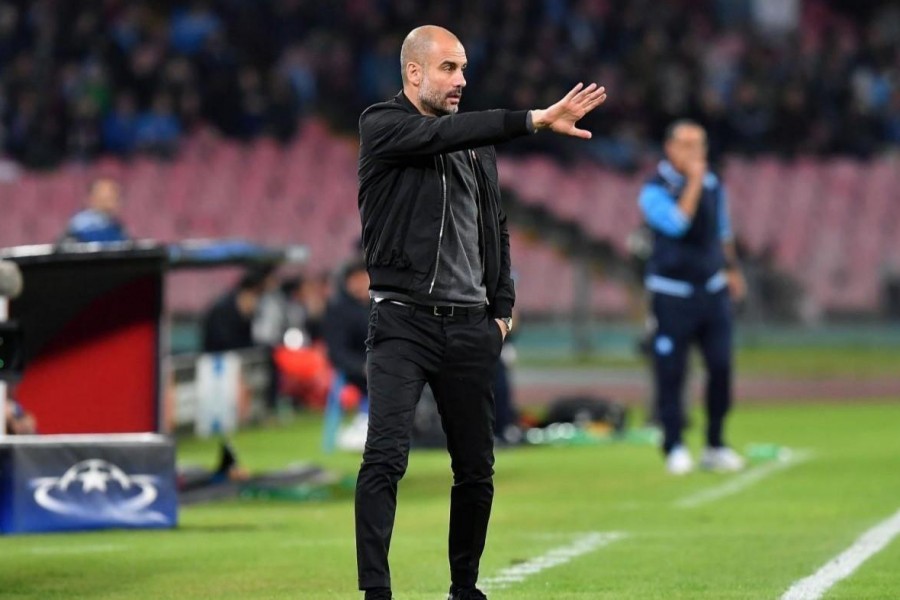 Pep Guardiola, allenatore del City, di LaPresse