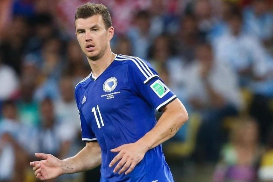 Edin Dzeko, di LaPresse